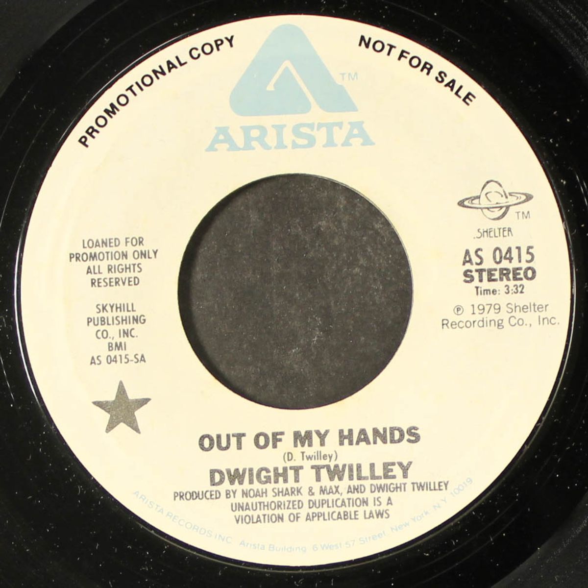 out of my hands / mono by DWIGHT TWILLEY