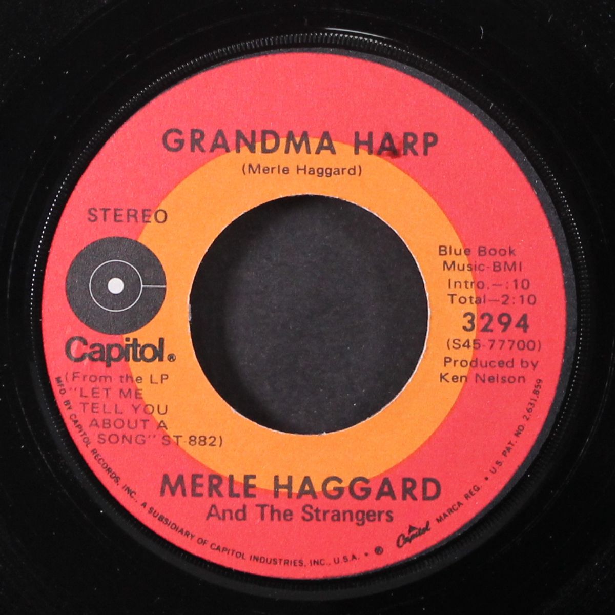 turnin' off a memory / grandma harp by MERLE HAGGARD