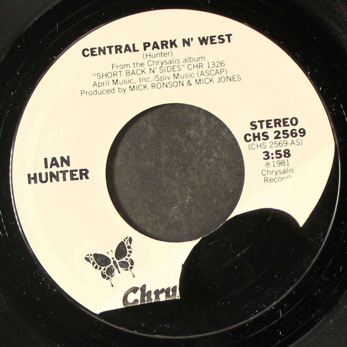 central park n' west / same by IAN HUNTER
