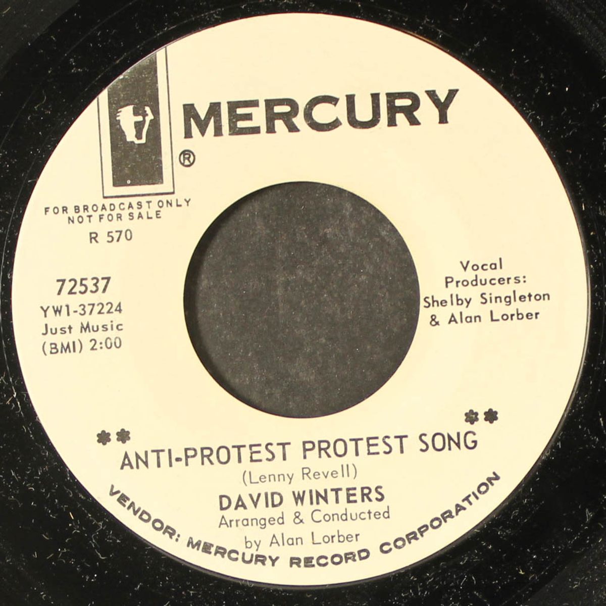anti-protest song by DAVID WINTERS