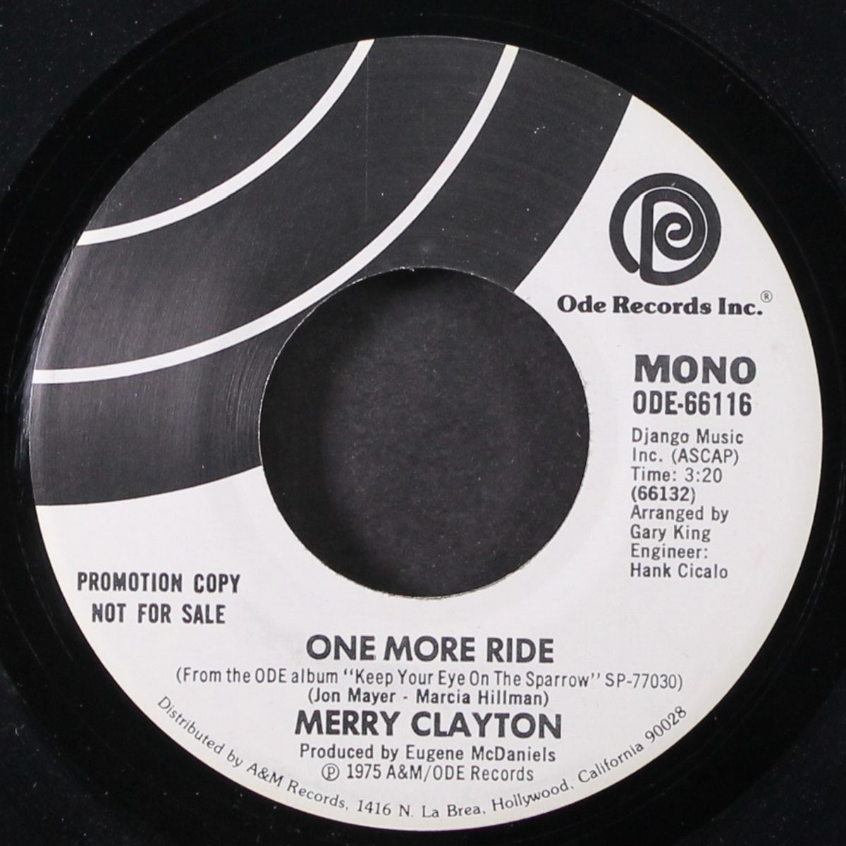 one more ride / mono by MERRY CLAYTON
