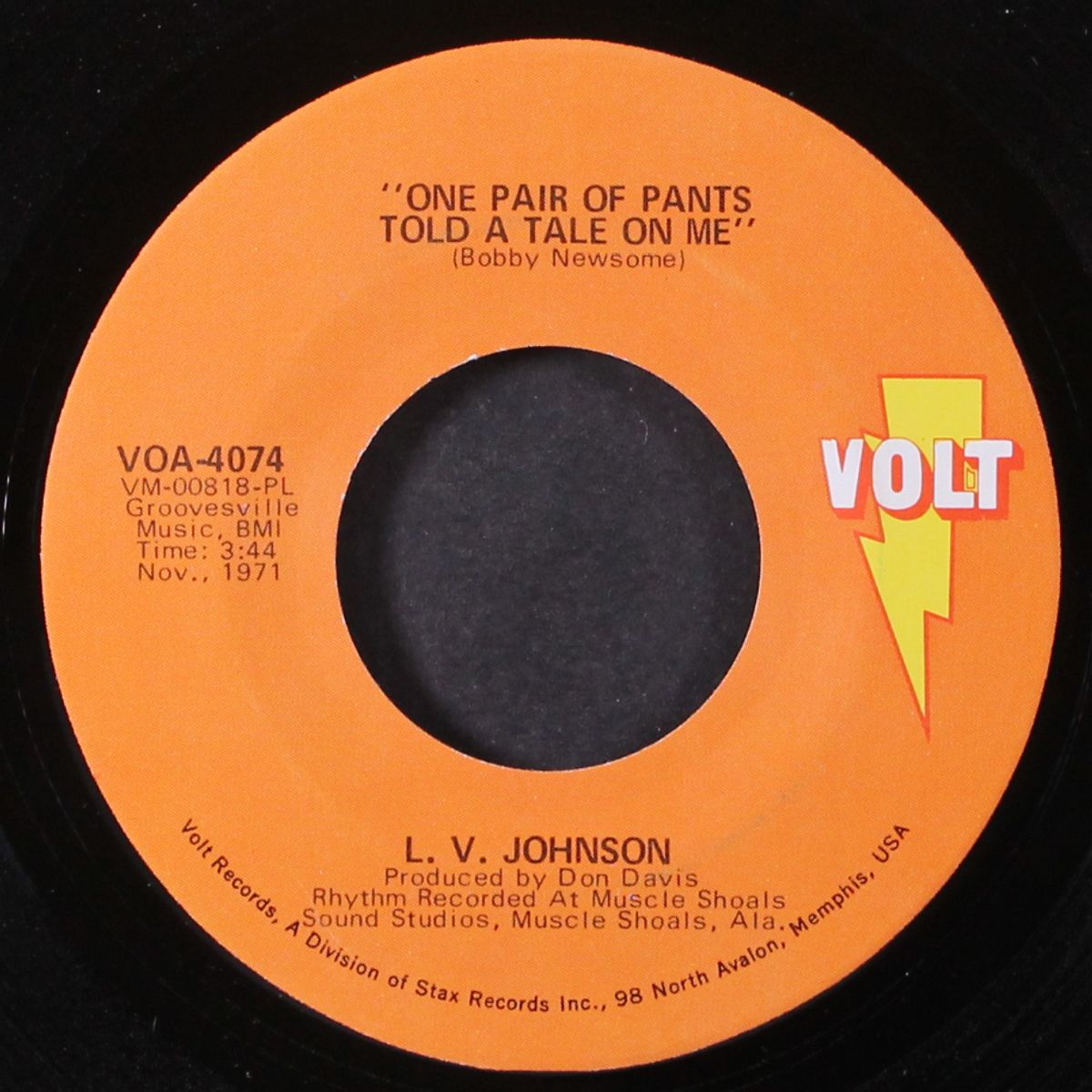 don't cha mess with my money / one pair of pants told a tale by L.V. JOHNSON