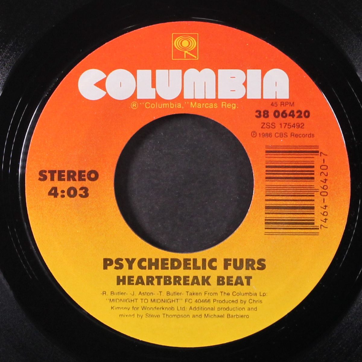 heartbreak beat / new dream by PSYCHEDELIC FURS