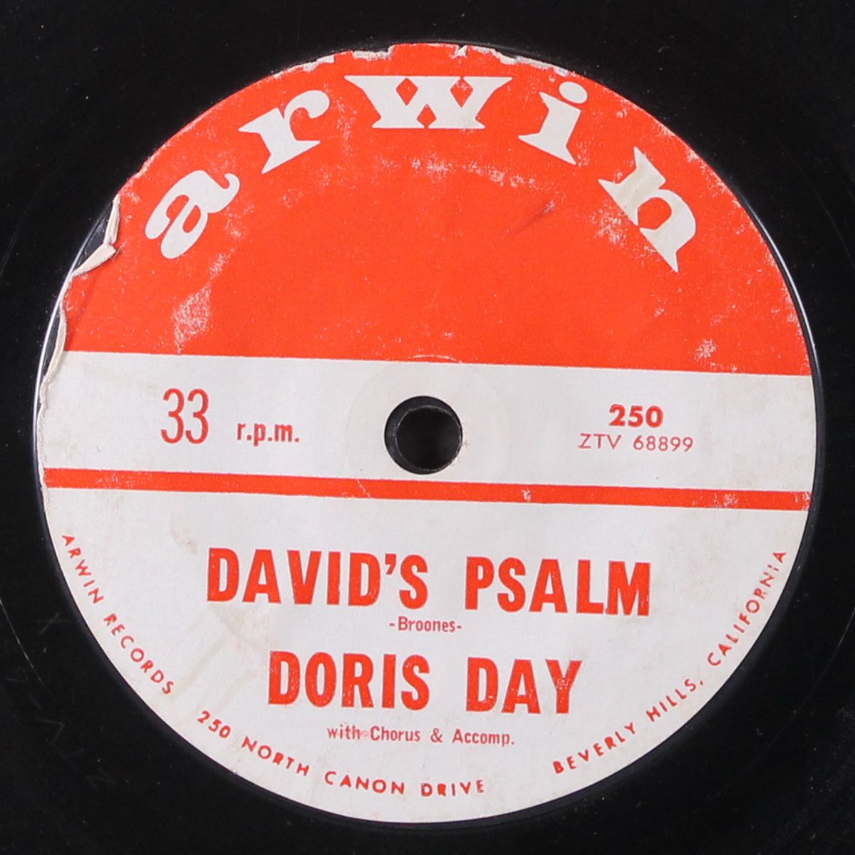 the everlasting arms / david's psalm by DORIS DAY