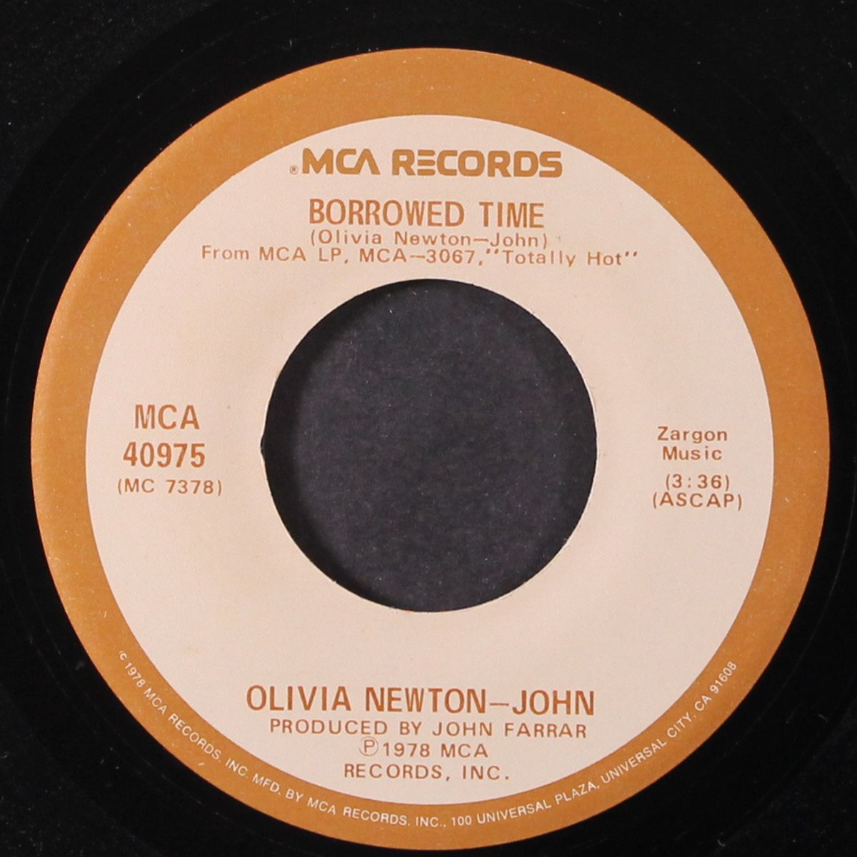 borrowed time / a little more love by OLIVIA NEWTON-JOHN