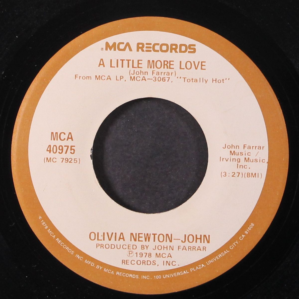 borrowed time / a little more love by OLIVIA NEWTON-JOHN