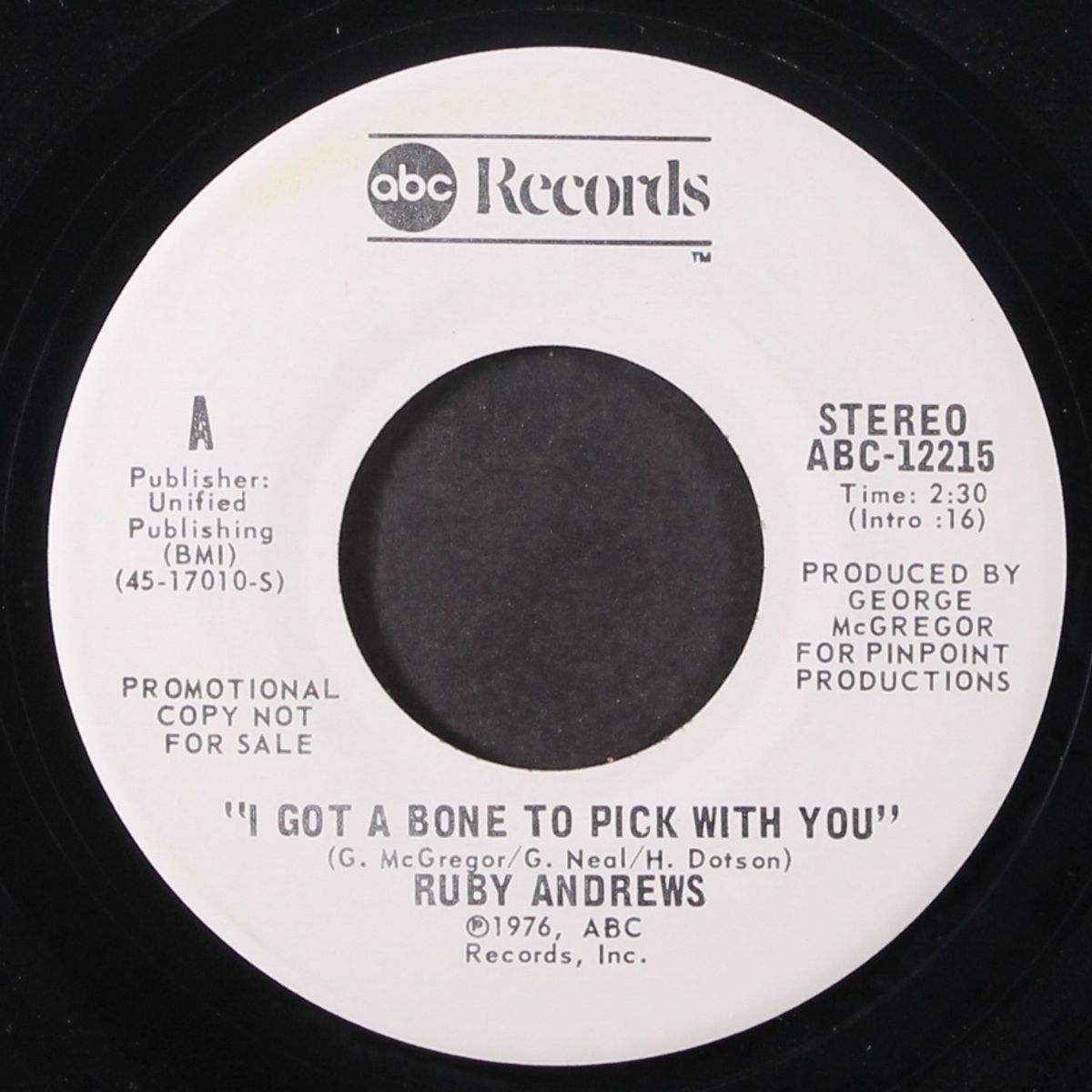 i got a bone to pick with you by RUBY ANDREWS