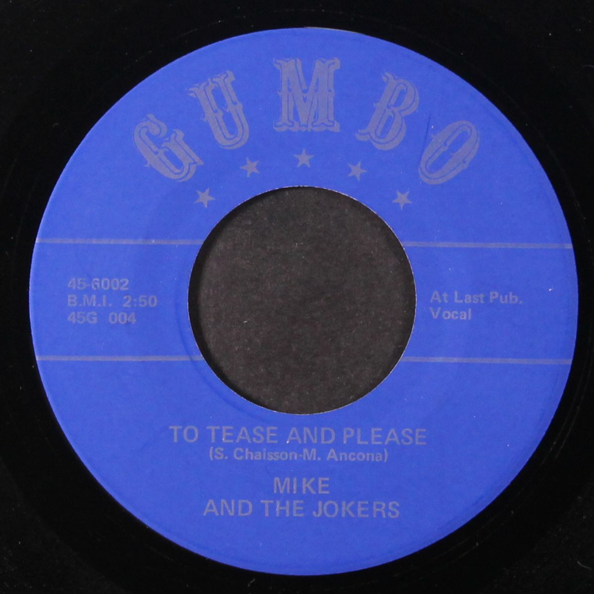 there's got to be a girl / to tease and please by MIKE ANCONA & JOKERS