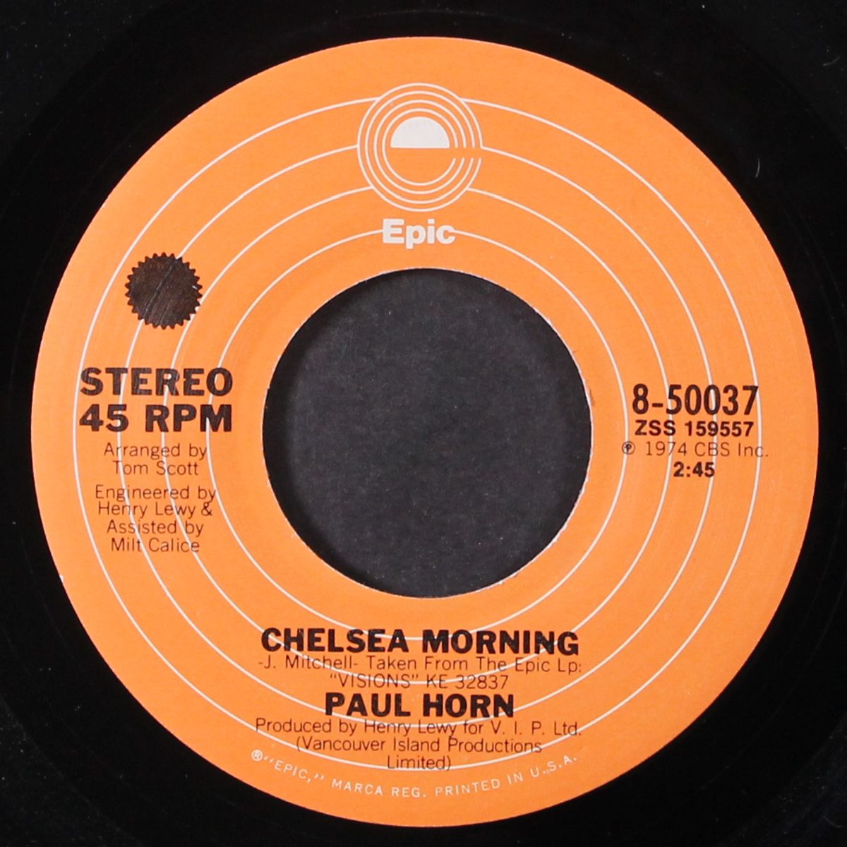 too high / chelsea morning by PAUL HORN