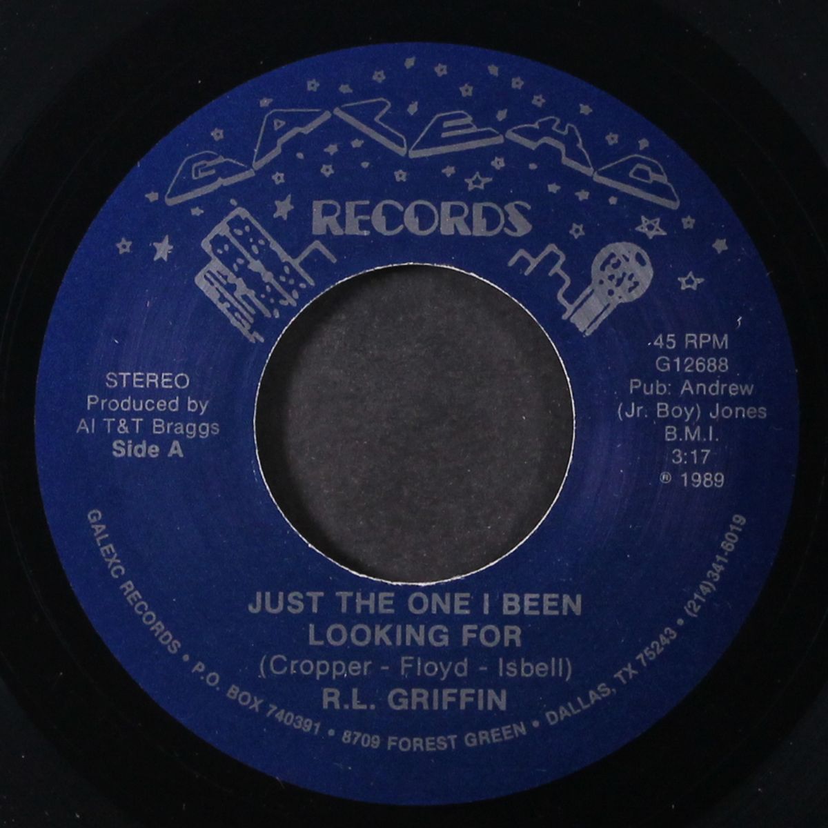 heaven help the blind man / just the one i been looking for by R.L. GRIFFIN