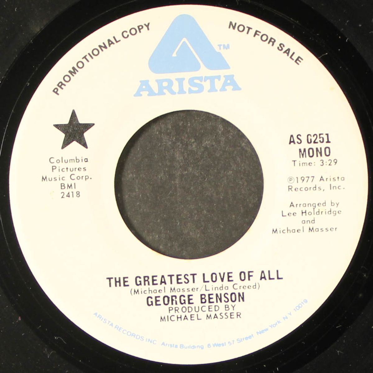 the greatest love of all by GEORGE BENSON