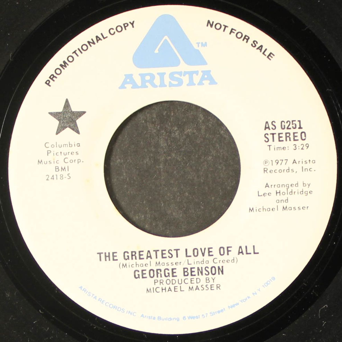 the greatest love of all by GEORGE BENSON