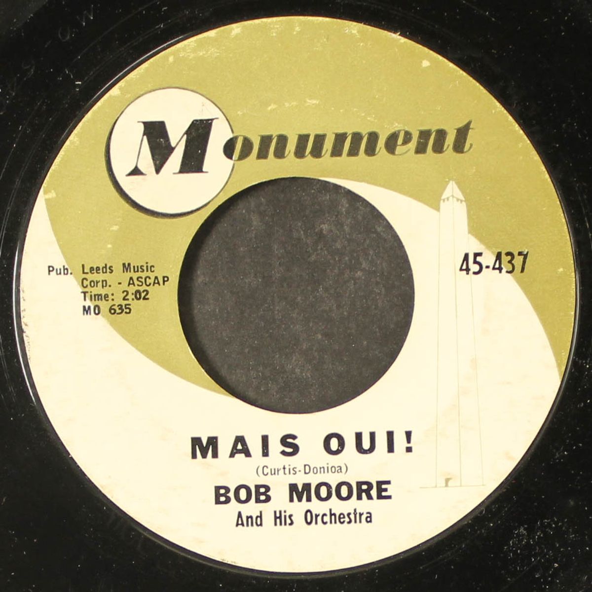 theme from my three sons / mais oui! by BOB MOORE
