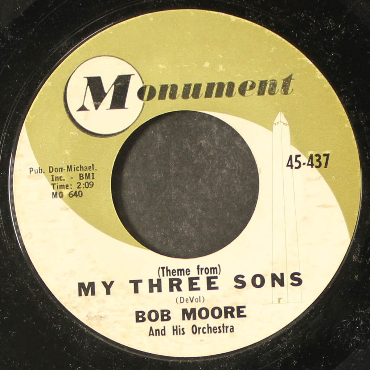 theme from my three sons / mais oui! by BOB MOORE