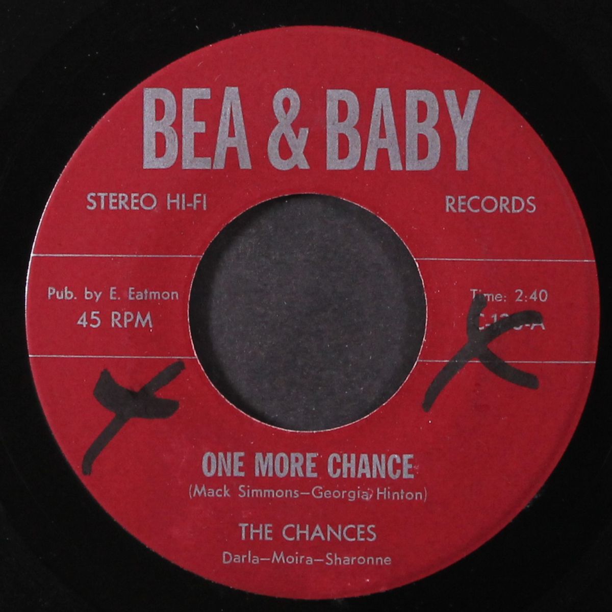 one more chance / it takes more than love alone by CHANCES