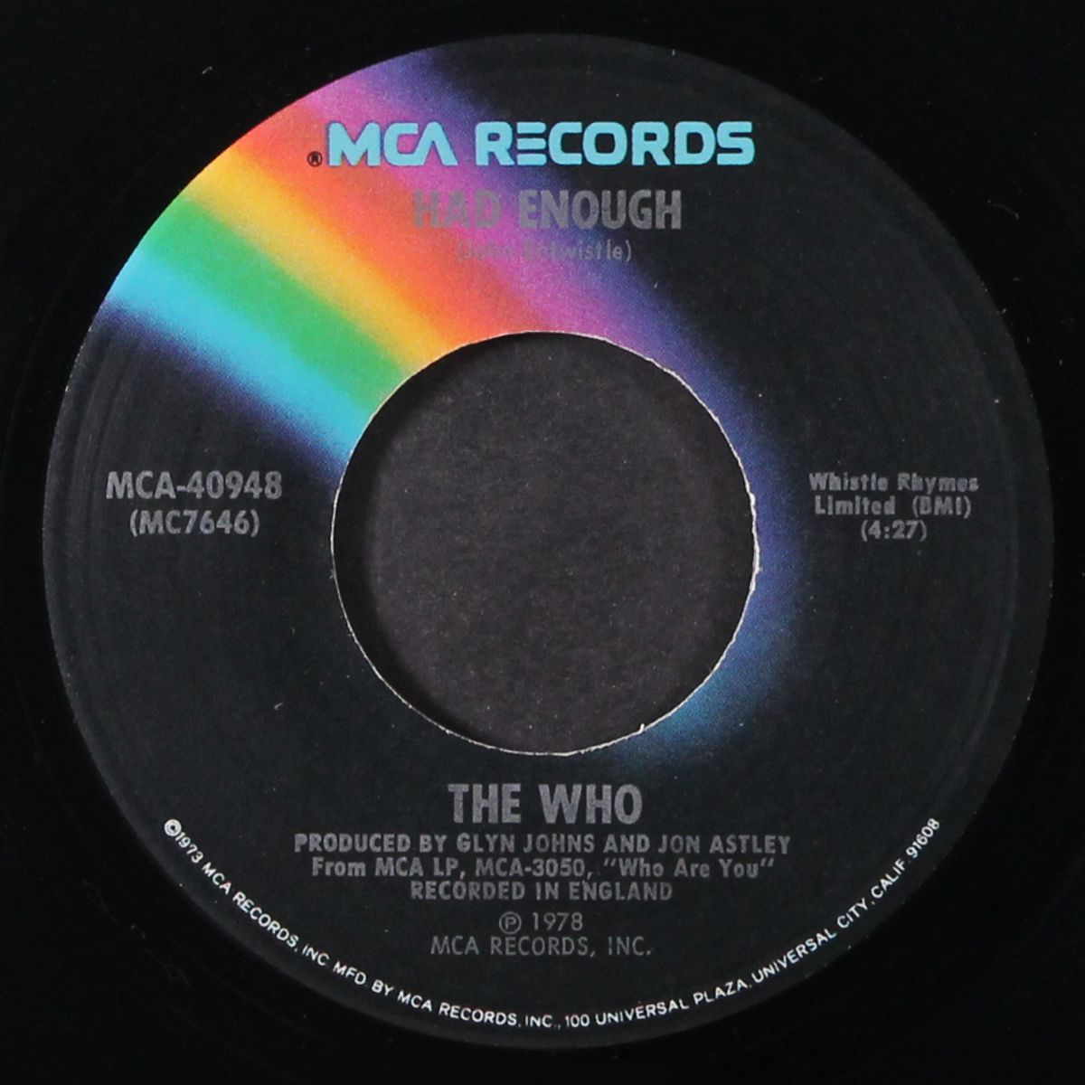 who are you / had enough by WHO