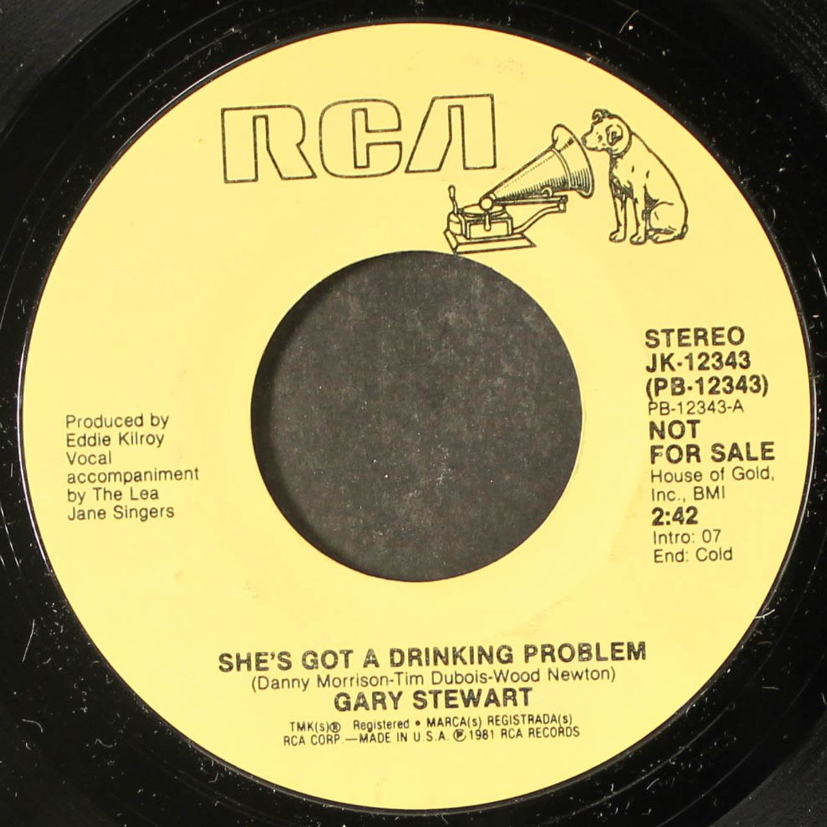 she's got a drinking problem / same by GARY STEWART