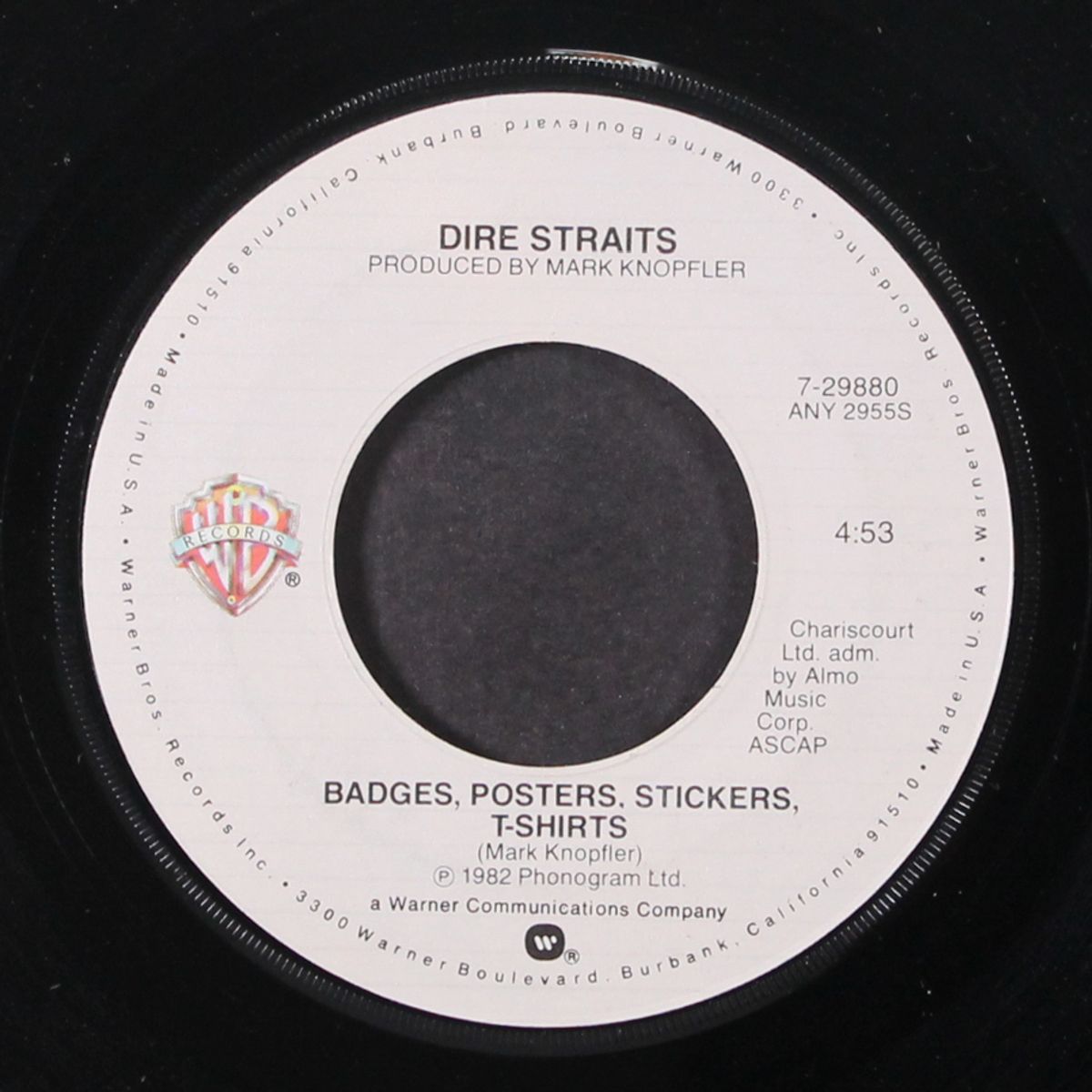 industrial disease / badges, posters, stickers, t-shirts by DIRE STRAITS