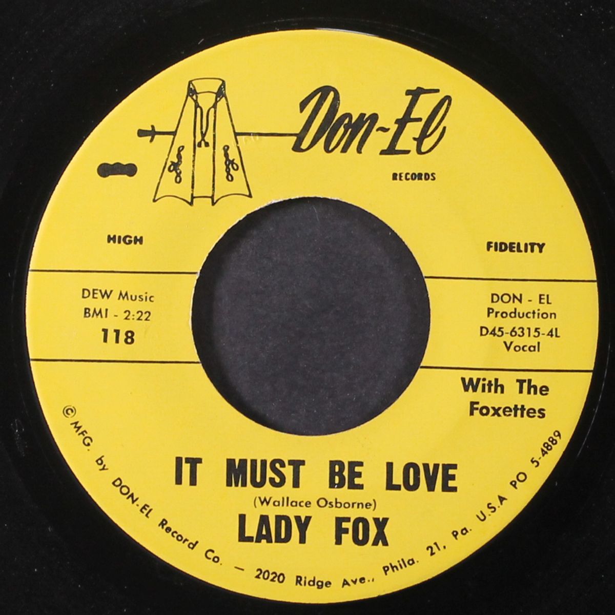 how are you / it must be love by LADY FOX & FOXETTES