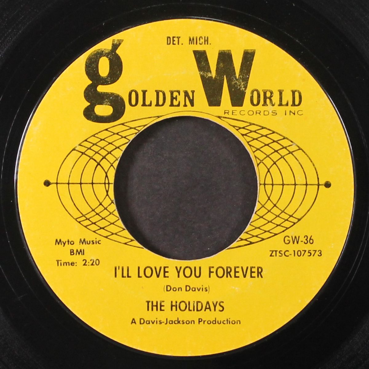 i'll love you forever / makin' up time by HOLIDAYS