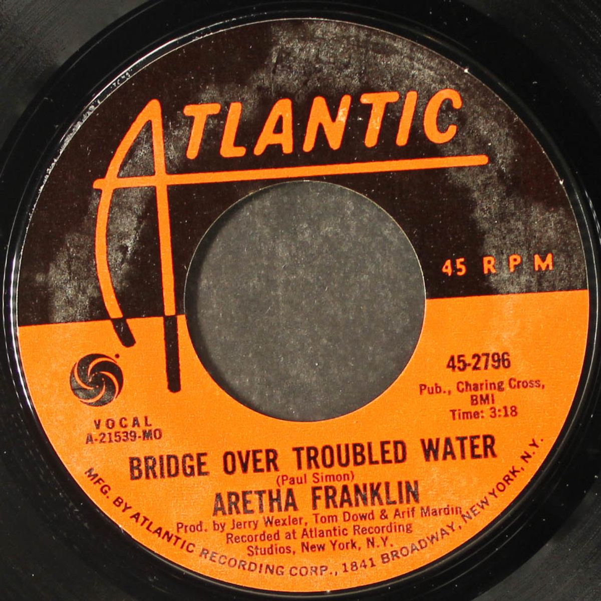 bridge over troubled water / brand new me by ARETHA FRANKLIN