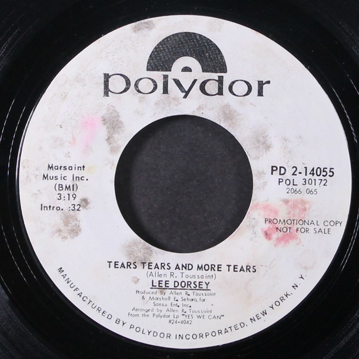 sneakin' sally thru the alley / tears tears and more tears by LEE DORSEY