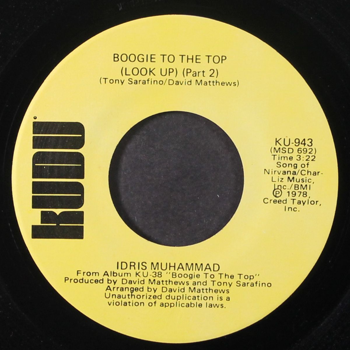 boogie to the top by IDRIS MUHAMMED