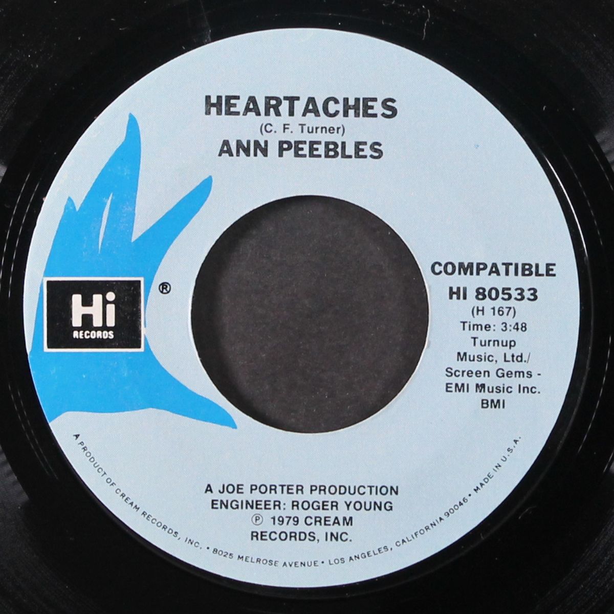 heartaches / i'd rather leave while i'm in love by ANN PEEBLES