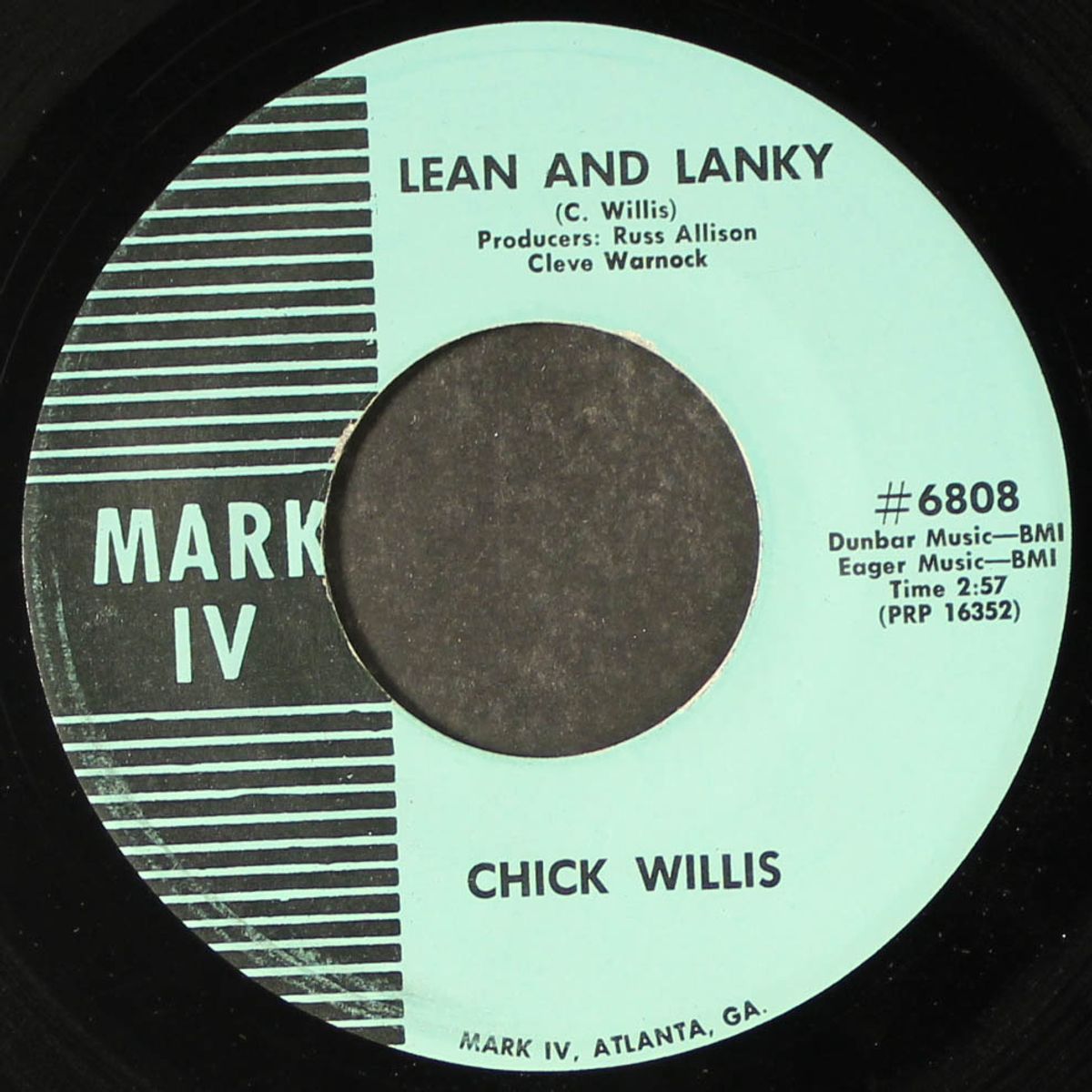 lean and lanky / edgewood alley by CHICK WILLIS