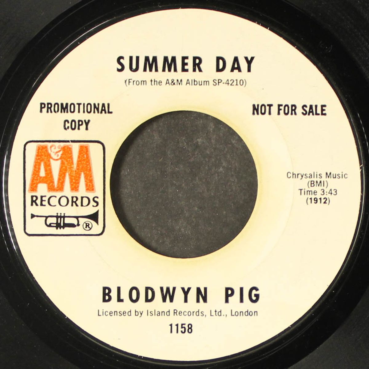 dear jill / summer day by BLODWYN PIG