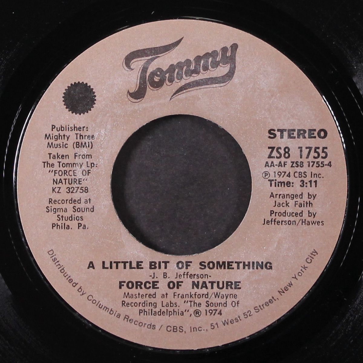 simba / a little bit of something by FORCE OF NATURE