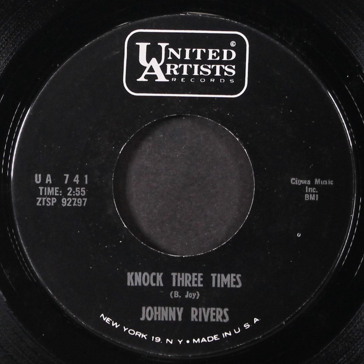 knock three times / oh what a kiss by JOHNNY RIVERS