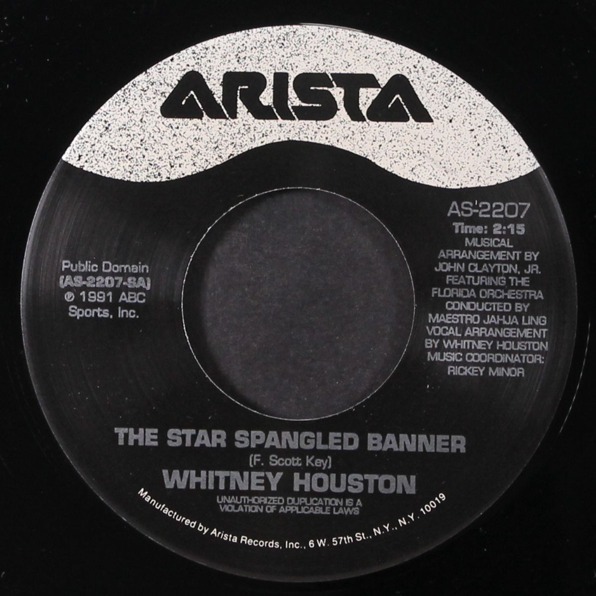 the star spangled banner / america the beautifiul by WHITNEY HOUSTON