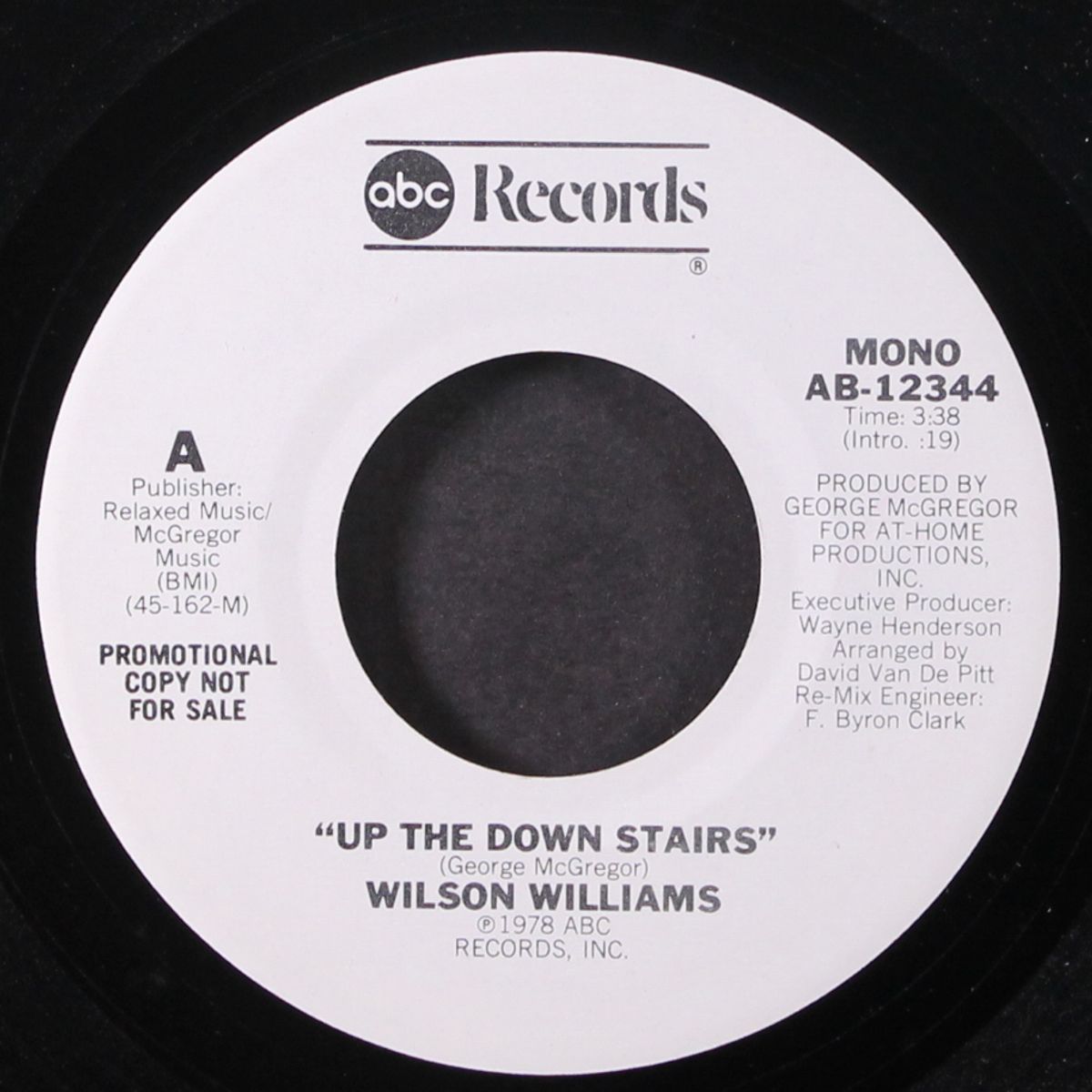 up the down stairs / mono by WILSON WILLIAMS