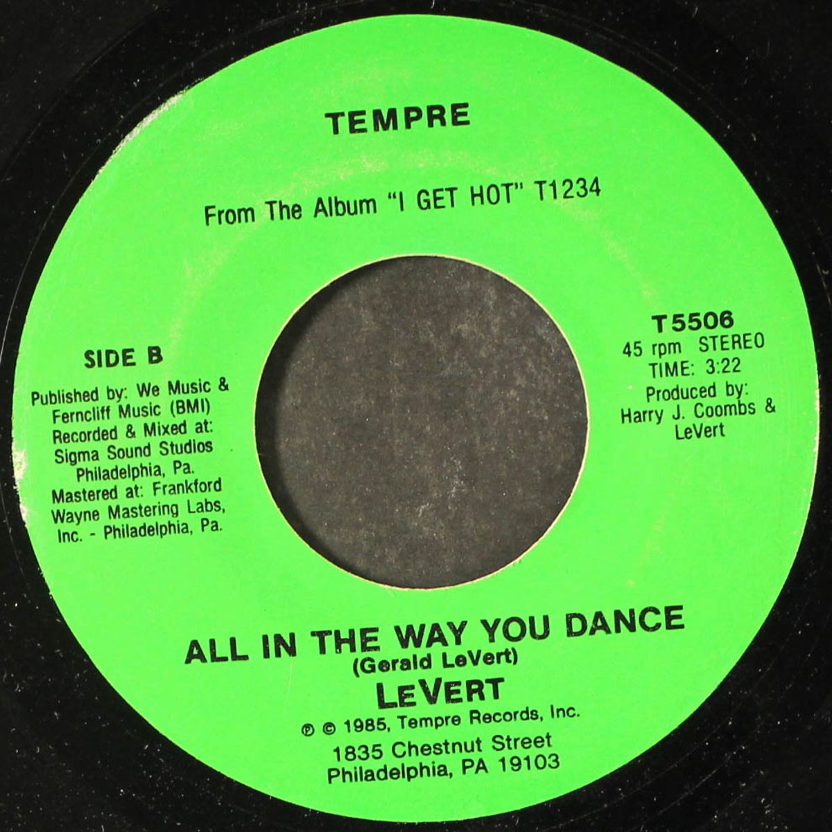 dancing with you / all in the way you dance by LEVERT
