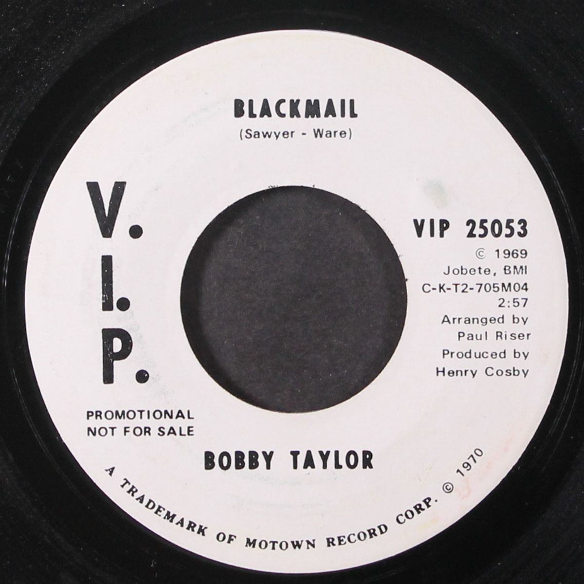 blackmail by BOBBY TAYLOR