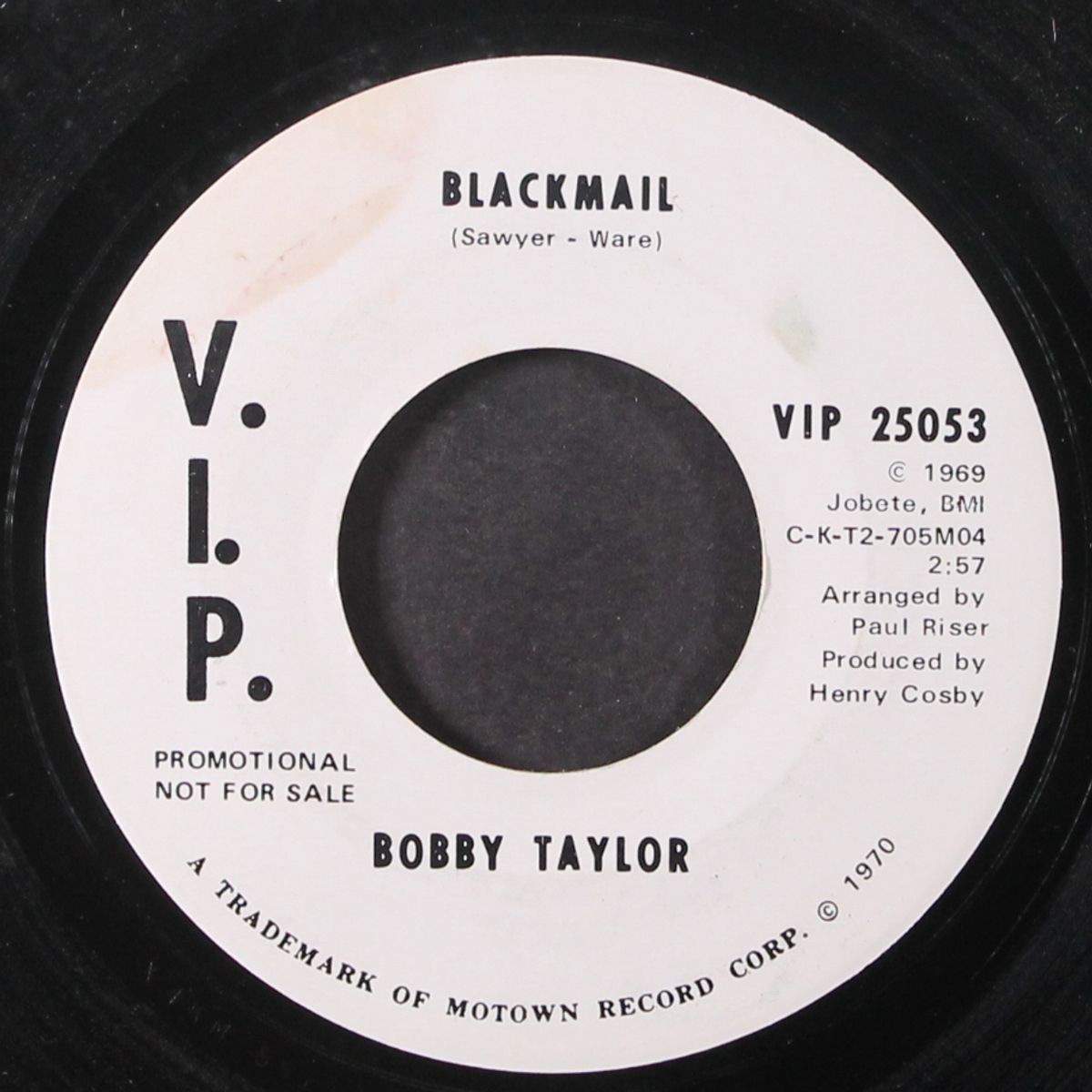 blackmail by BOBBY TAYLOR