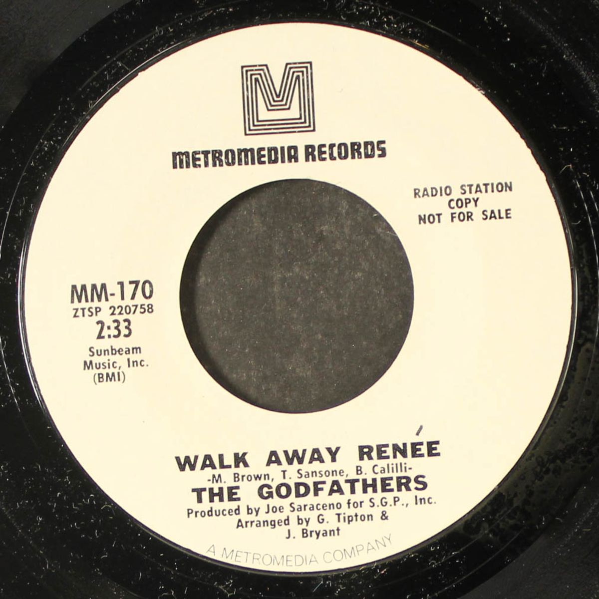 walk away renee by GODFATHERS