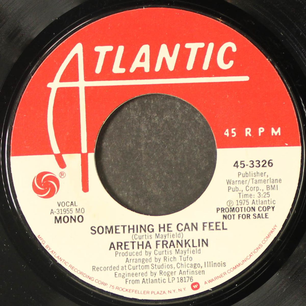 something he can feel / mono by ARETHA FRANKLIN