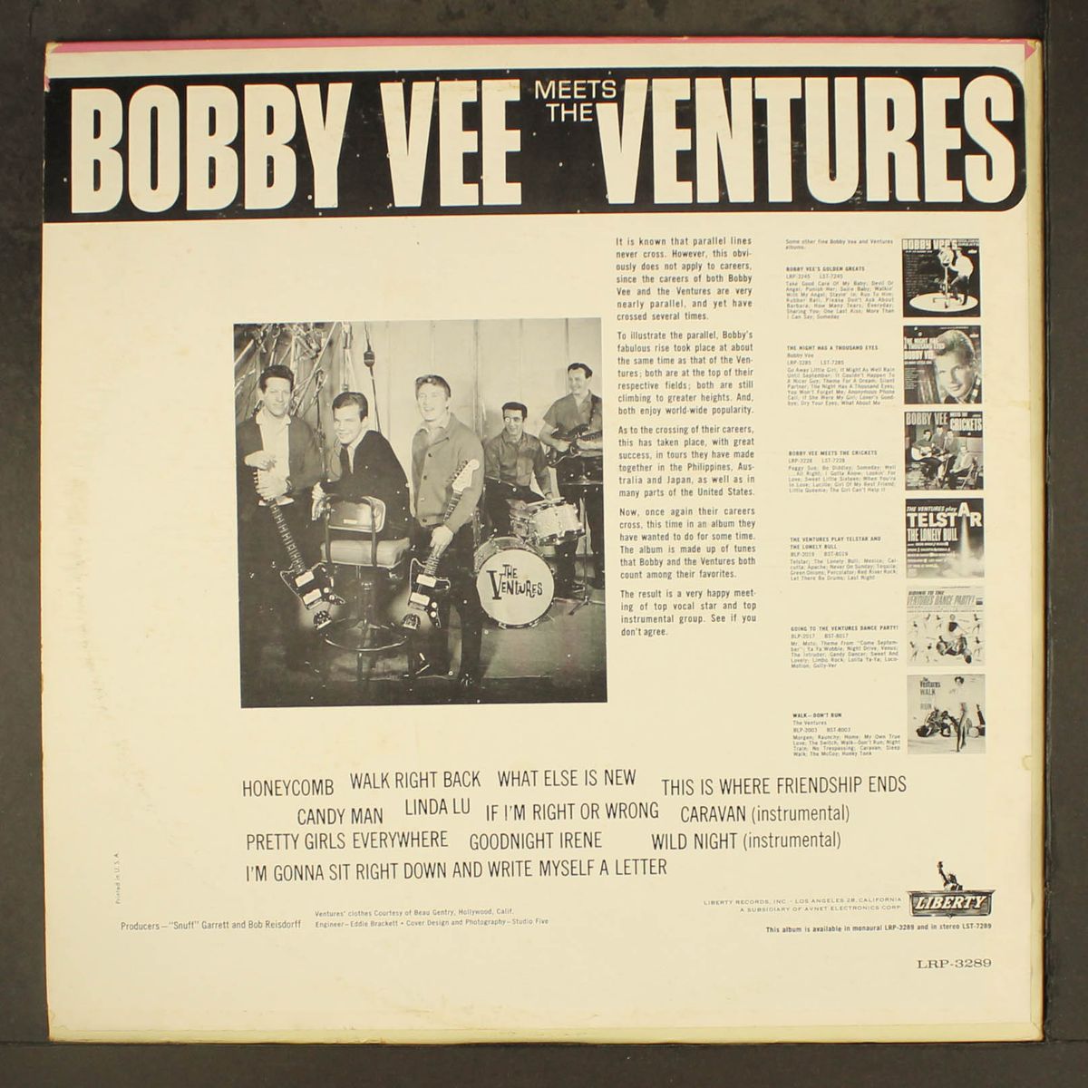 meets the ventures by BOBBY VEE