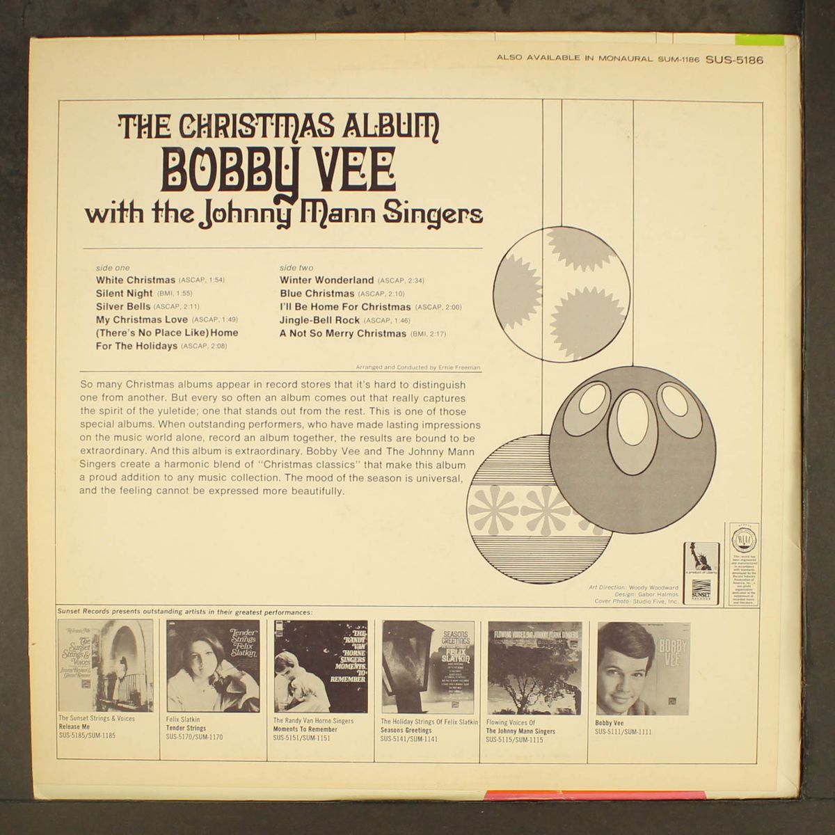 the christmas album by BOBBY VEE
