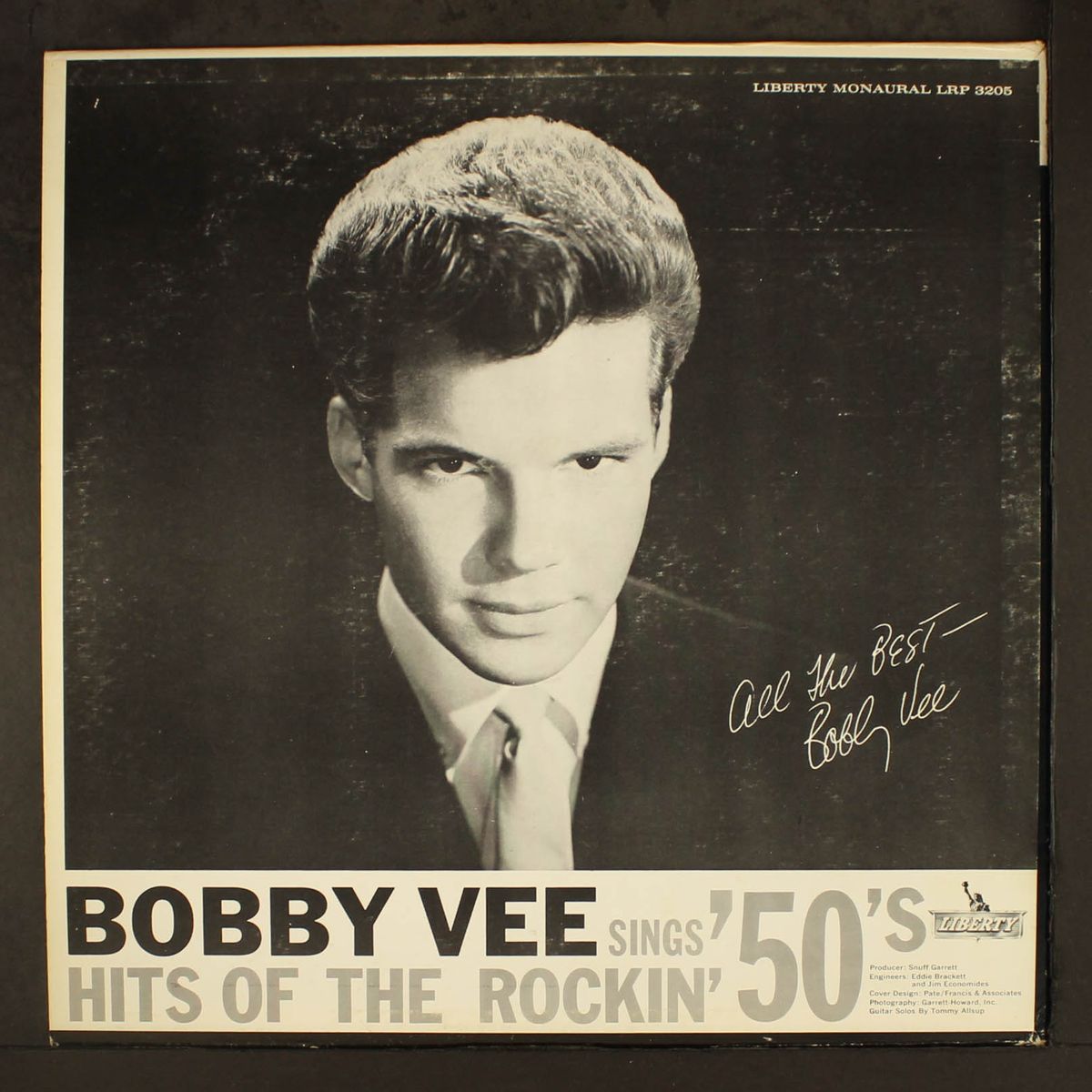 sings hits of the rockin' 50's by BOBBY VEE