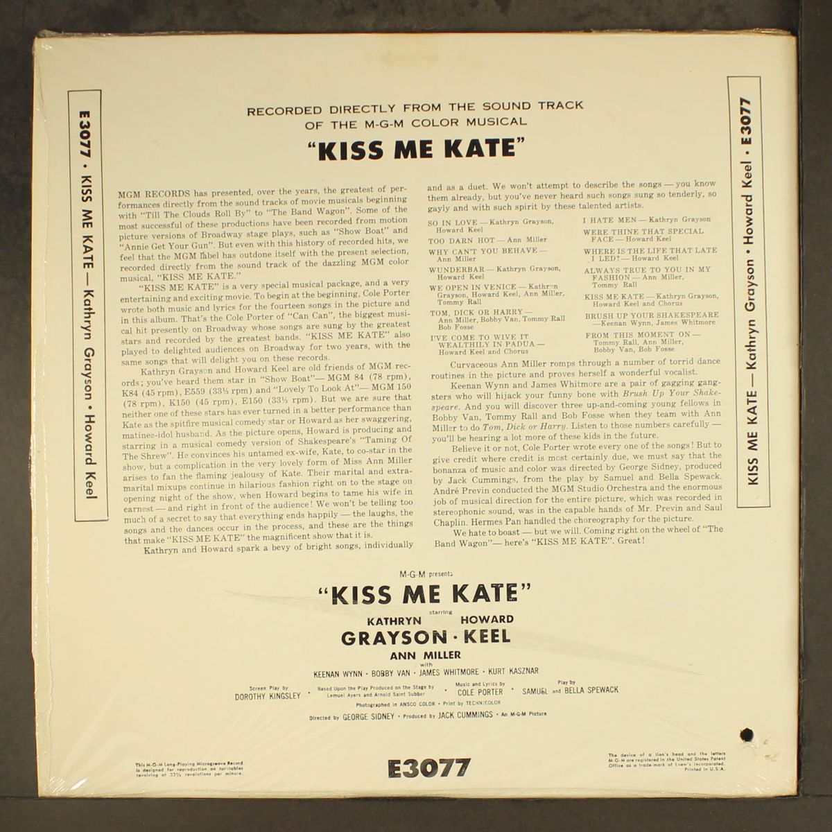 kiss me kate by SOUNDTRACK