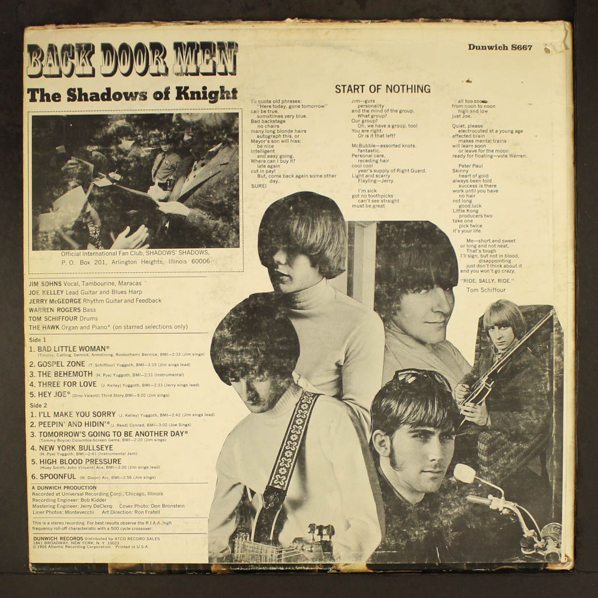 back door men by SHADOWS OF KNIGHT