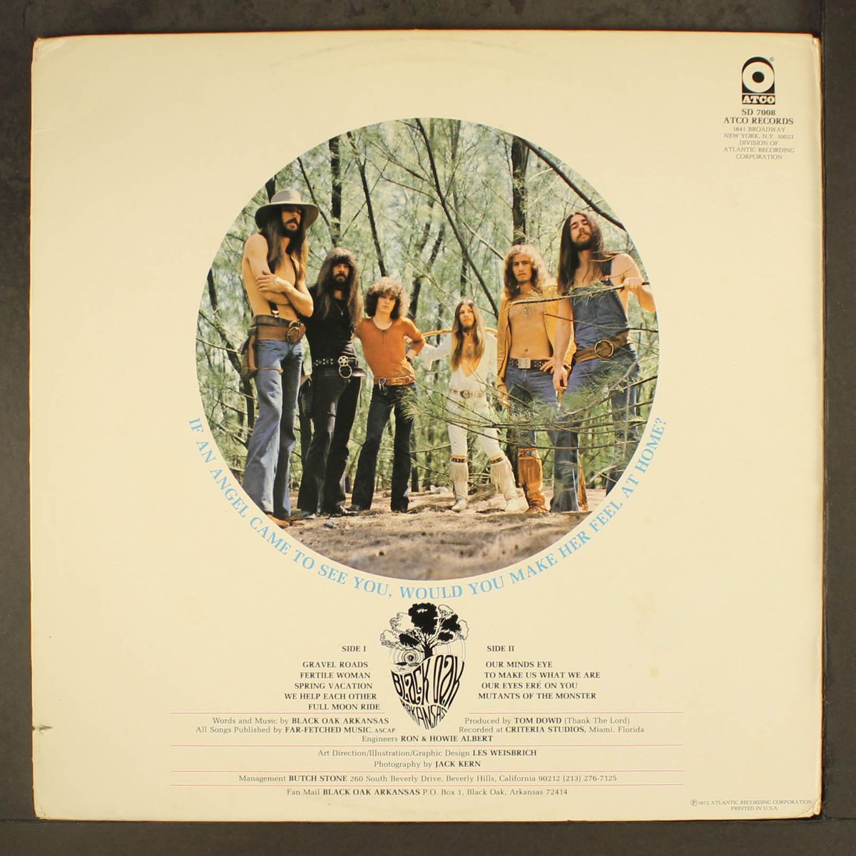 if an angel came to see you by BLACK OAK ARKANSAS