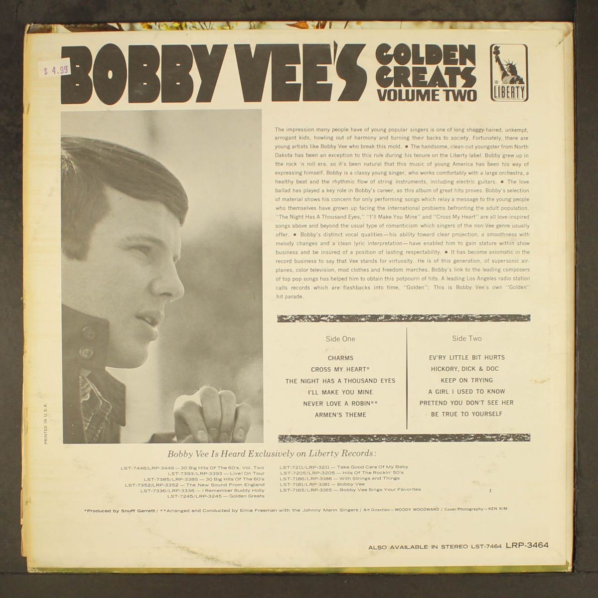 golden greats, vol. 2 by BOBBY VEE