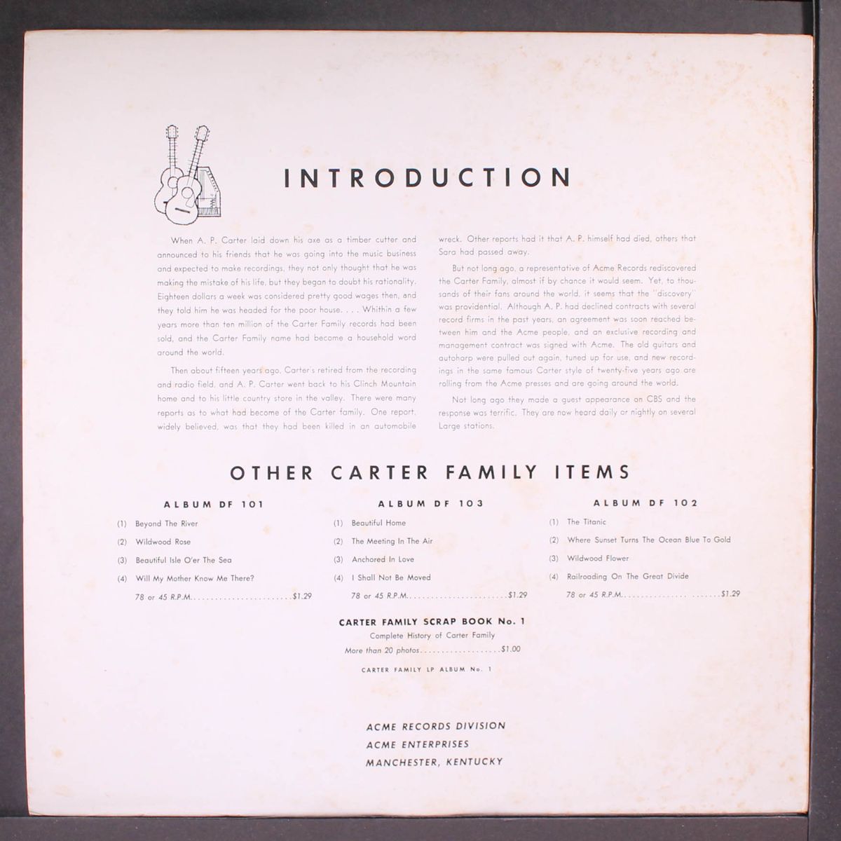 all time favorites by CARTER FAMILY