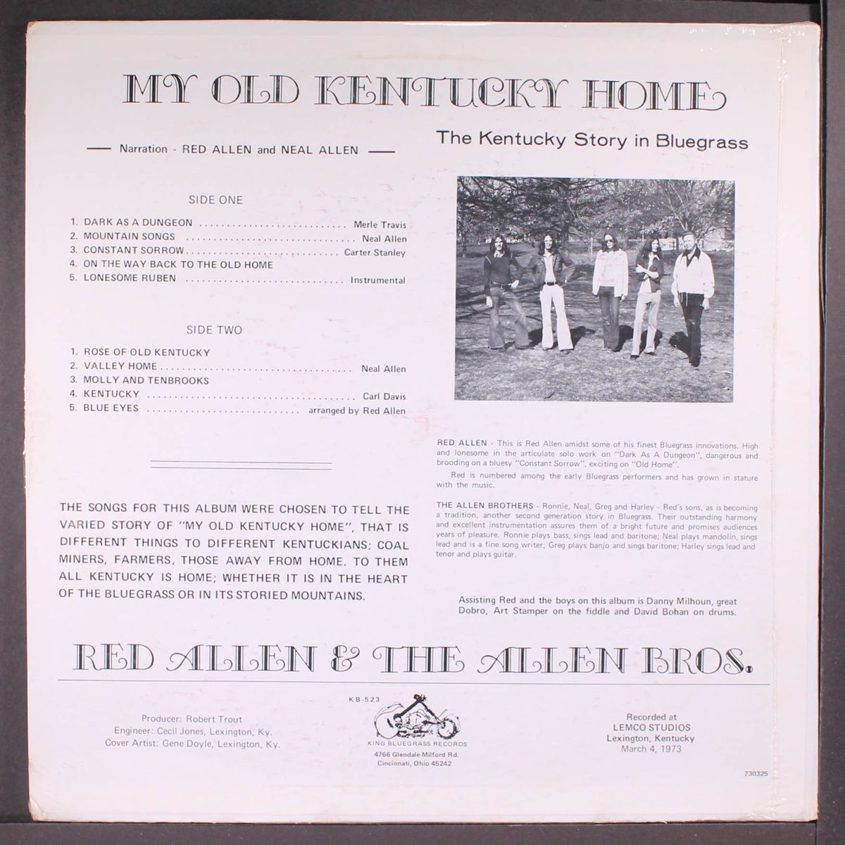 my old kentucky home by RED ALLEN & ALLEN BROTHERS