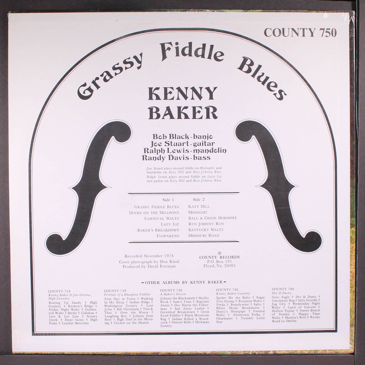 grassy fiddle blues by KENNY BAKER