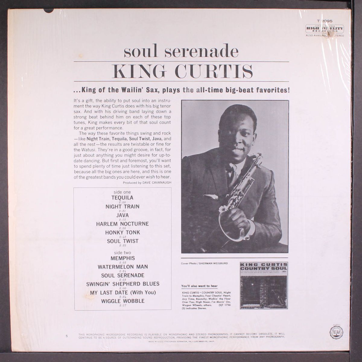 soul serenade by KING CURTIS